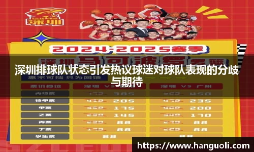 深圳排球队状态引发热议球迷对球队表现的分歧与期待