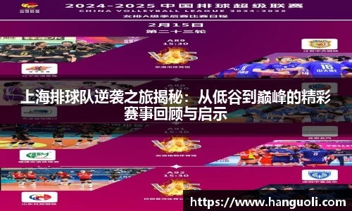 上海排球队逆袭之旅揭秘：从低谷到巅峰的精彩赛事回顾与启示